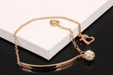 5 Sets of Happiness Half Bangle Bracelet