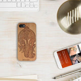 Indian Elephant Natural Wood Case - iPhone