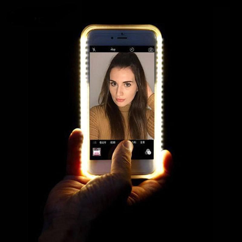 LED Selfie Light Phone Case For Apple iphone