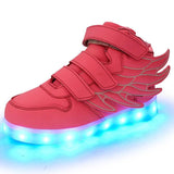 Fly High Tops - Kids LED Shoes