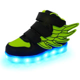 Fly High Tops - Kids LED Shoes