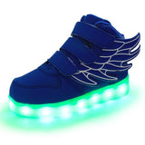 Fly High Tops - Kids LED Shoes