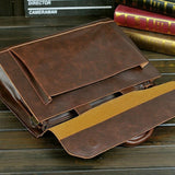 PU Leather Shoulder Computer Briefcase