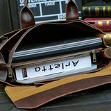 PU Leather Shoulder Computer Briefcase