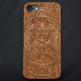 Mayan Calendar Natural Wood Case - iPhone