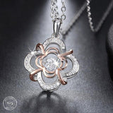 Luxe Flower Pendant Necklace