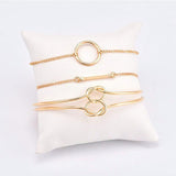 Golden Karma Bracelets Stack - 3pcs