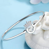 Luxe Crown Bangle