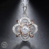 Luxe Flower Pendant Necklace