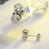 Luxe Tri Crystal Earrings