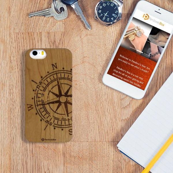 Compass Slim Wood Case - iPhone