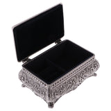 Vintage Metal Jewelry Box