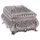 Vintage Metal Jewelry Box