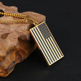 American Tribute Dog Tag (Fallen Soldier Tribute Necklace)