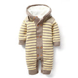 Knitted Winter Rompers for Newborn - Unisex