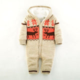 Knitted Winter Rompers for Newborn - Unisex