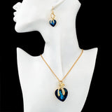 Wishful Heart Necklace and Earring Set