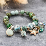 Seaside Summer Beaded Bracelet