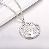 "Tree Of Life" - Pendant Necklace w/ Rhinestones (FREE SHIPPING)