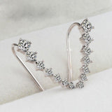 Crystal Stud Ear Climber