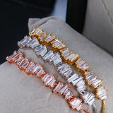 Baguette Crystal Adjustable Bracelet