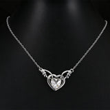 Fluttering Heart Pendant Necklace