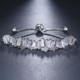 Baguette Crystal Adjustable Bracelet