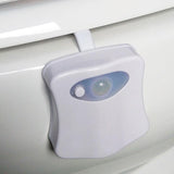 Motion Sensor Auto LED Light For Toilet Bowl & Lid