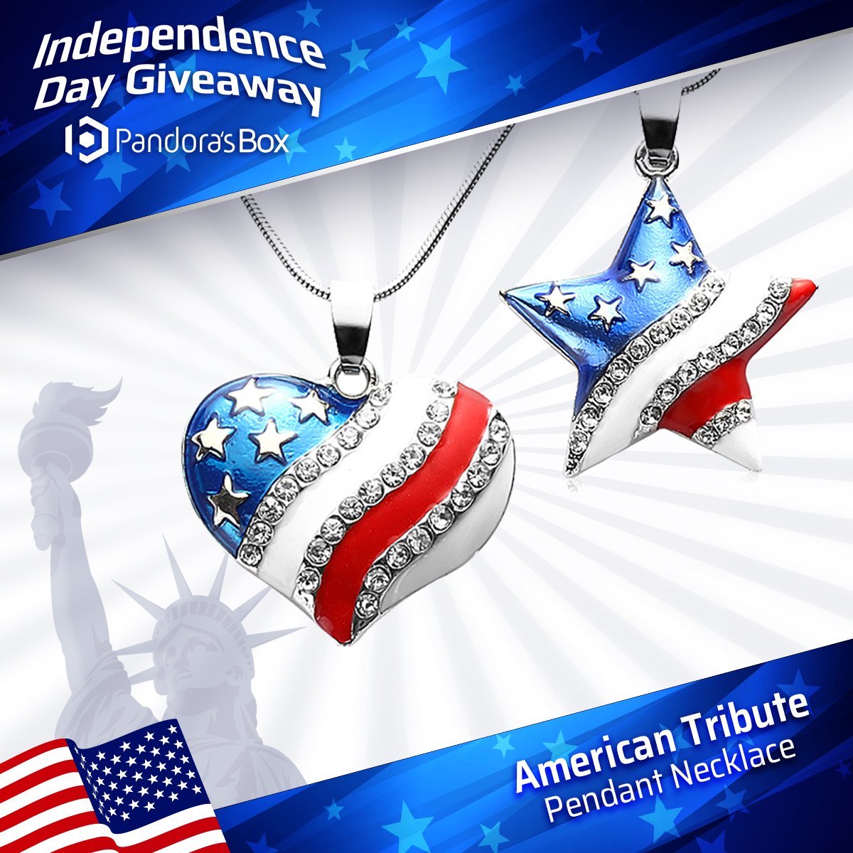 American Tribute Pendant Necklace