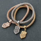 Owl Charm Bracelets with Austrian Crystals