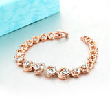 2 Sets of Rose Gold and Ice Bracelet