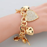 Stars and Hearts Charm Bracelet