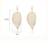 Whimsical Leaves Necklace and Earrings Set