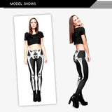 X-ray Skeleton Printed Leggings