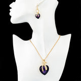 Wishful Heart Necklace and Earring Set