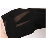 Sheer Cutout Active Leggings with Thigh Pocket