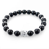 Natural Stone Buddha Bracelet