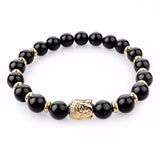 Natural Stone Buddha Bracelet