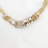 Entwined Gold Metal Necklace