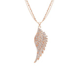 Crystal Wing Necklace