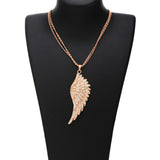 Crystal Wing Necklace