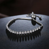 3 sets of Rhinestone Adjustable Tennis Bracelet