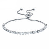 2 sets of Rhinestone Adjustable Tennis Bracelet