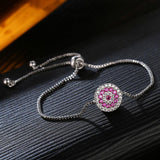 Crystal Evil Eye Adjustable Bracelet