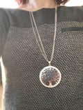 3 Sets of "Tree Of Life" - Pendant Necklace w/ Rhinestones (FREE SHIPPING)