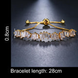 Baguette Crystal Adjustable Bracelet