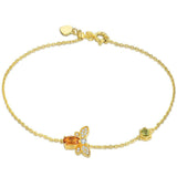 Queen Bee Citrine Bracelet