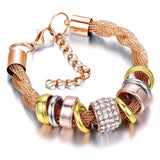 Entwined Metal Bracelet Trio - 3pc Set