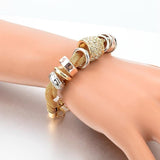 Entwined Metal Bracelet Trio - 3pc Set