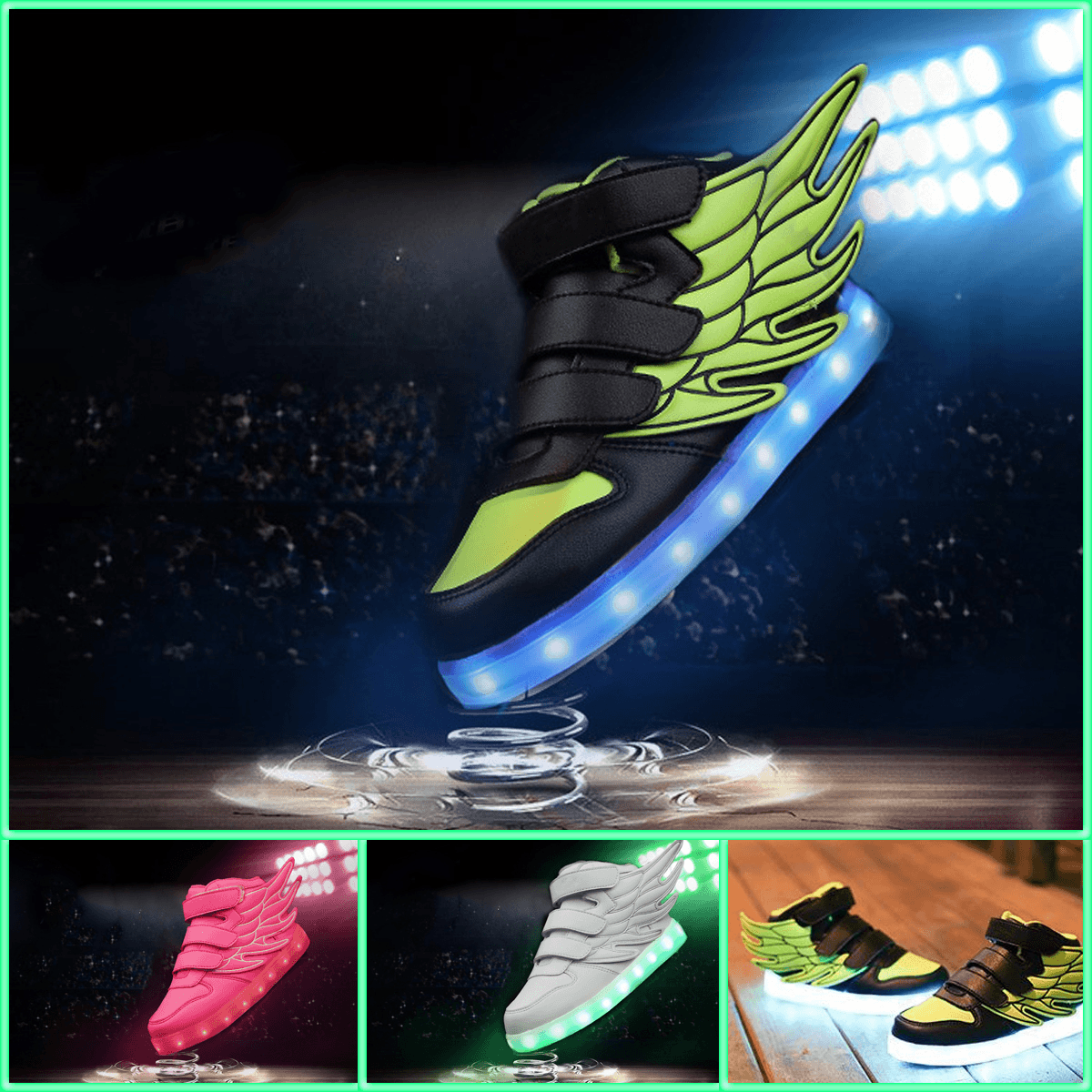 Fly High Tops - Kids LED Shoes